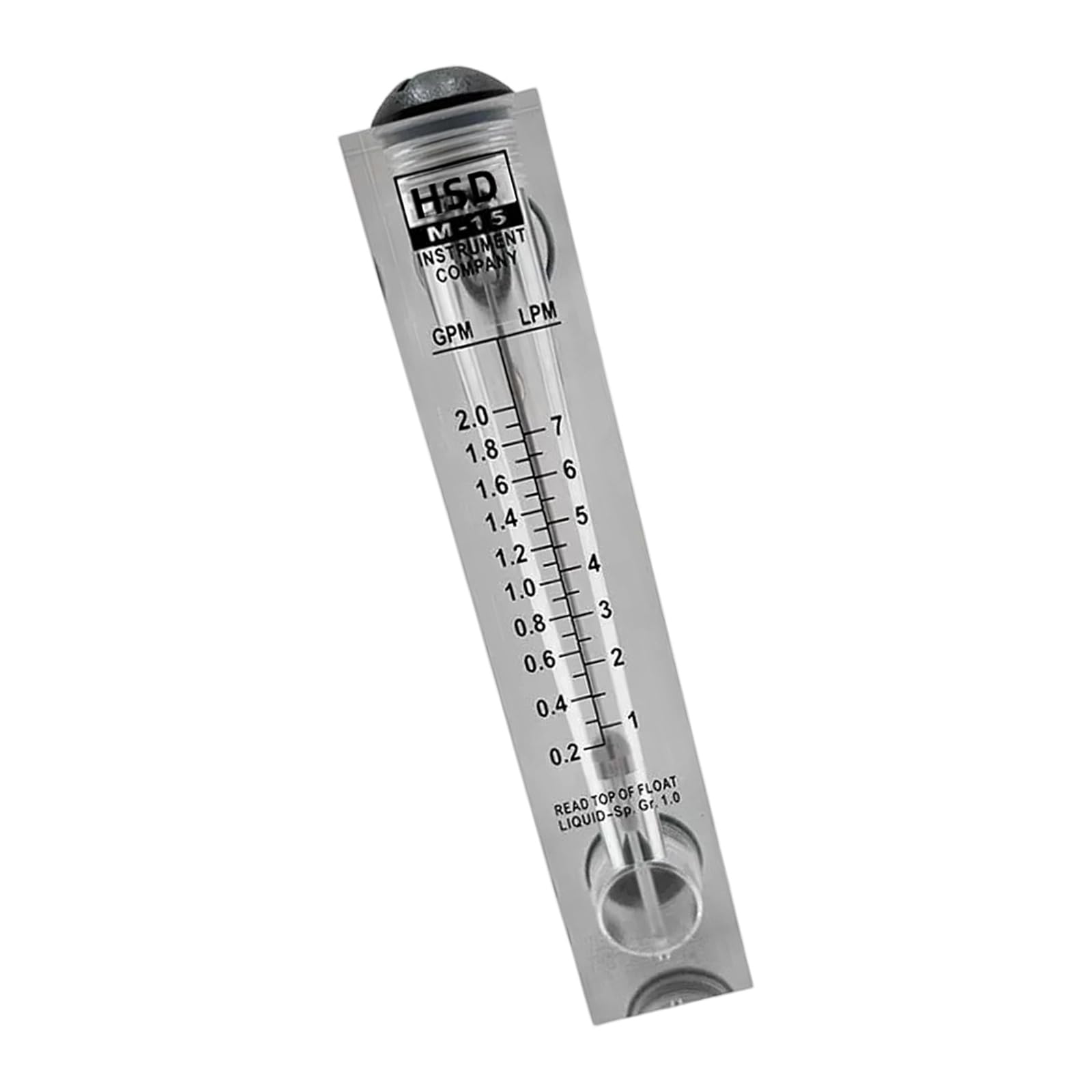 Lxjlxd 2 Gallons Compact Liquid Meter For Agriculture Applications With Stable Clear Display Panel Stream Acrylic Stream