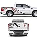 FSXTLLL Autocollant de Décalque de Latérale de Corps de Voiture, pour Ford Ranger Raptor Pickup, pour Isuzu DMA, pour Nissan NAVARA, pour Toyota Hilux