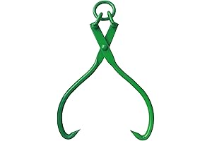 Heavy Duty Timber Claw Hook Grapple Tongs for Safe Lifting