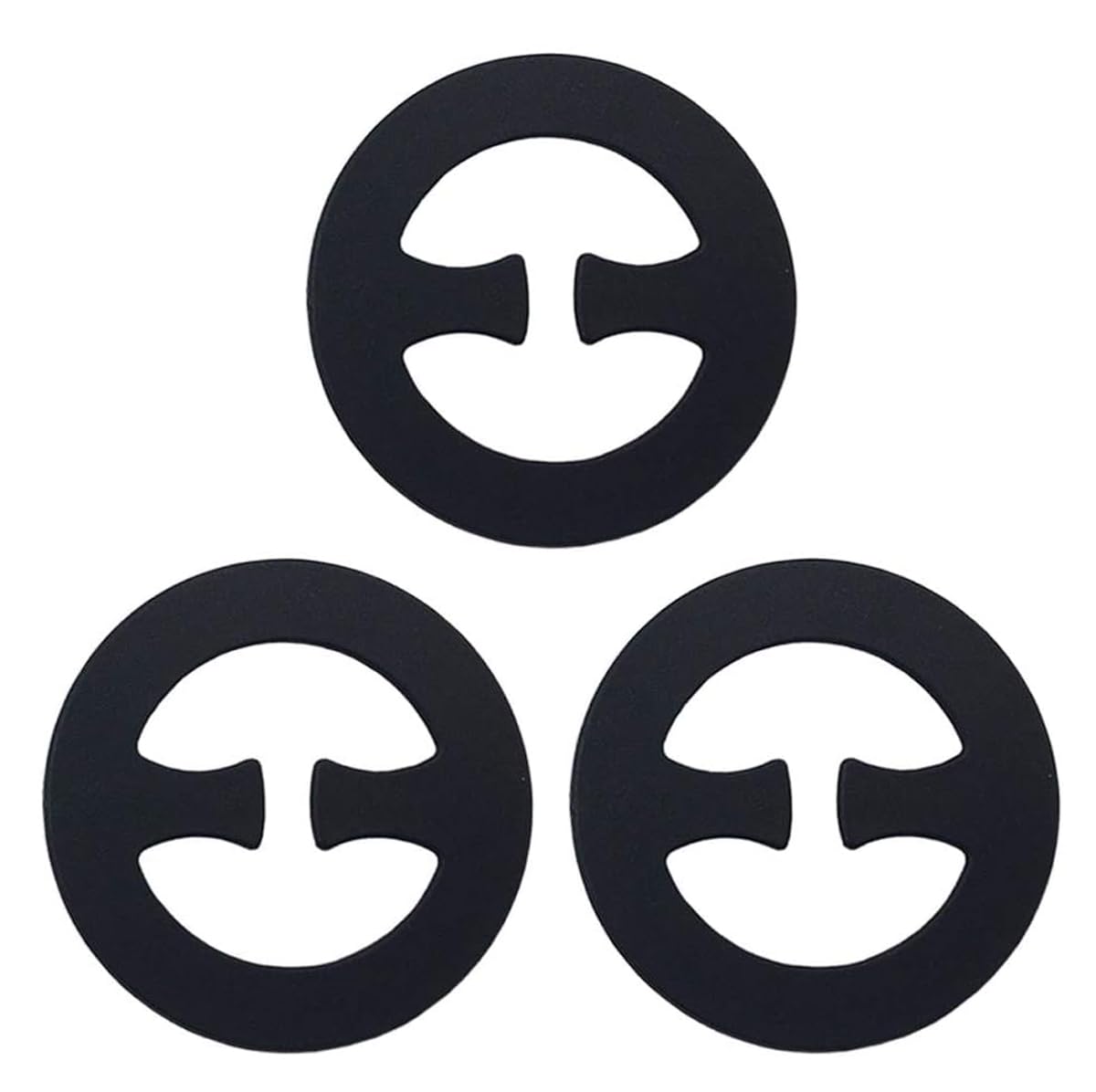 prime cart Racer Clips Bra Strap Clips Racer Back Conceal Straps Cleavage, Bra Strap clip holder hook, Anti Slip Bra strap holder Buckles Conceal Straps.(Pack of 3) (ROUND SHAPE, BLACK)-picture-16