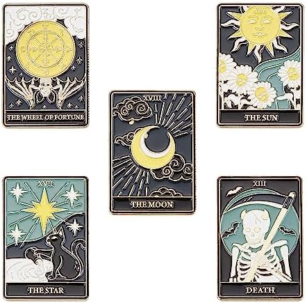 SUNNYCLUE Gothic Enamel Pins Enamel Halloween Pins Gothic Pins Bulk for Backpacks Women Men Halloween Clothes Jackets Hats Party Decor