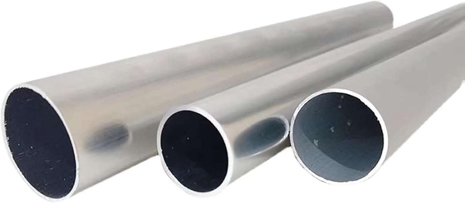 Kwweeoo Aluminum Round Tubing OD 25mm ID 23mm WT 1mm 702.4mm Long 6 Pack, Original color without coating paint Aluminum Round Tube OD x ID x WT x L 0.98 x 0.91 x 0.04 x 27.65