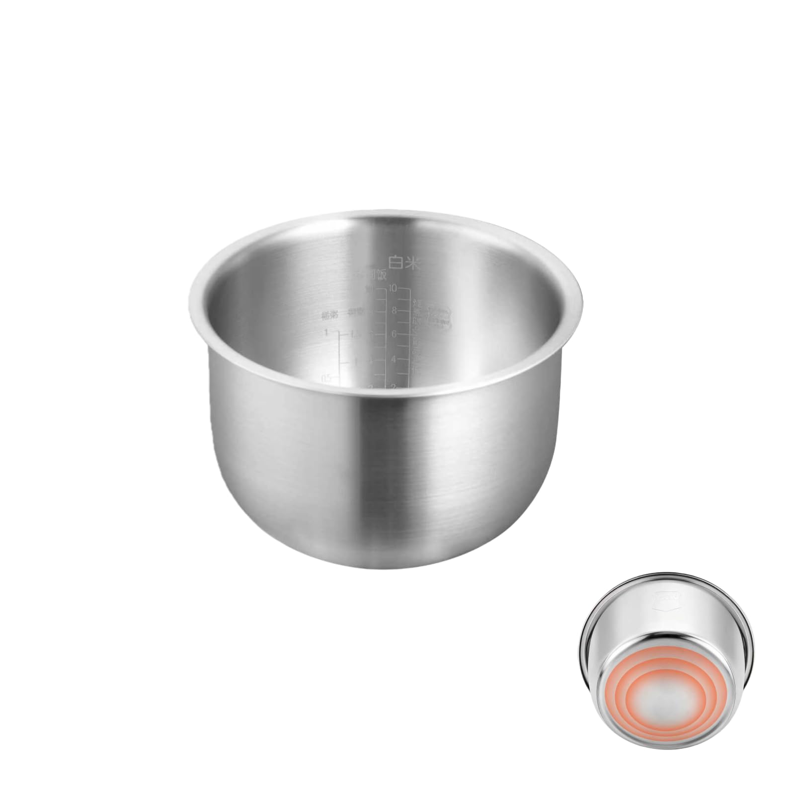 Amazon.com: 316 Stainless Steel Inner Pot Compatible with