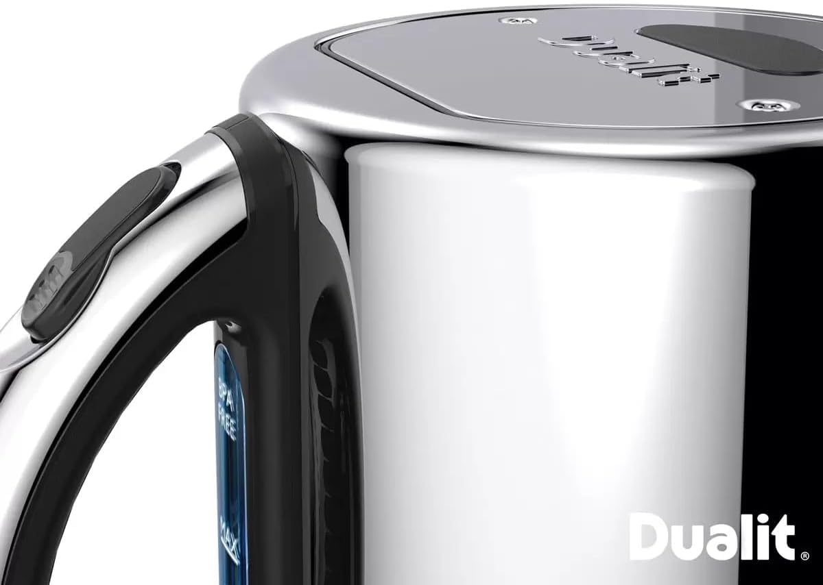 Dualit Architect czajnik i toster z 4 szczelinami w zestawie, technologia Perfect Toast, czarny matowy