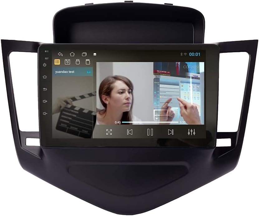 WOSTARS Car Android Navigation Stereo GPS Radio Reverse Camera Display 9" IPS Touchscreen Headunit Tablet Pad Media Player for Chevrolet Cruze 2009-2015, if Applicable Quad Core 1G+16G