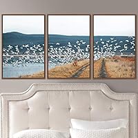 3 Piece Framed Canvas Wall Art Birds Canvas Prints Home Artwork Decoration for Living Room,Bedroom - 16
