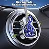 Car Air Freshener Vent Clips,Rotating Car Diffuser Dashboard Ornaments,Guitar Shape Aromatherapy Diffuser,Car Car Air Conditioner Decorations Clip Accessories (Red, /) #2