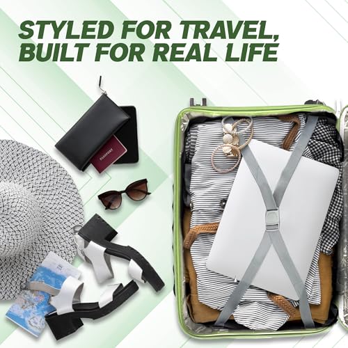 Image of AMERICAN TRAVELLER Tourispro Trolley Bag for Travel Single Small |Suitcase for Travel |Leightweight Large Luggage Traveling Bag| Polypropylene(Pp) Bags with Expandable 8 Wheels (20, Pastel Green)