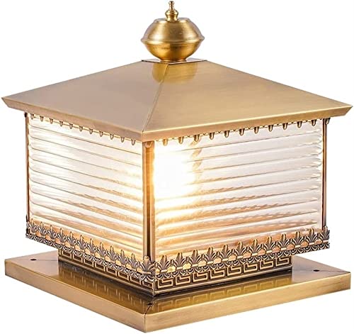 Lampion en cuivre ancien extérieur LED de prestige IP65 étanche pour jardin et porche