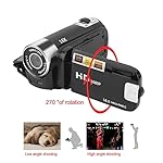 Zopsc Video Camera Camcorder, Full 1080P Digital Camera Recorder, 2.7 Inch Colourful Display Screen 16X Digital Zoom Vlogging Camera, for YouTube, for Travel, Vlog - Image 4