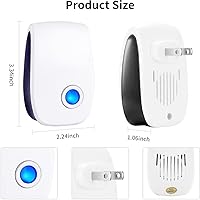 Vista 7 de Ultrasonic Pest Repellent, 10Pack Pest Control Repeller Mouse Repellent Plug in Repeller Indoor Electronic Insect Rodent Bug Wall Mosquito Repellent