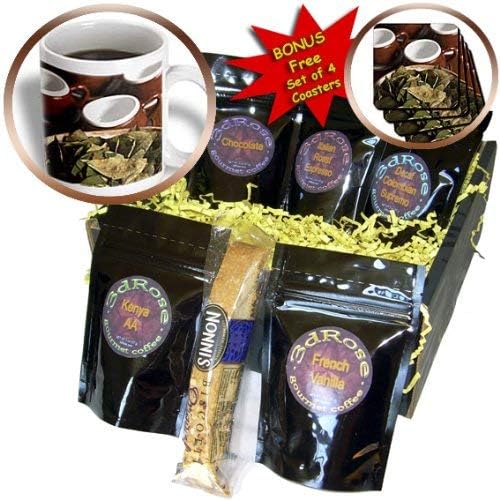 Miniatura 3 de Danita DelimontPerúPerú, Cuzco. Hojas de Coca y tazas de téSA17bja0152Jaynes GalleryCesta regaloCestas de Regalo de café café (CGB _ _ _ _ _ _ _ _ _