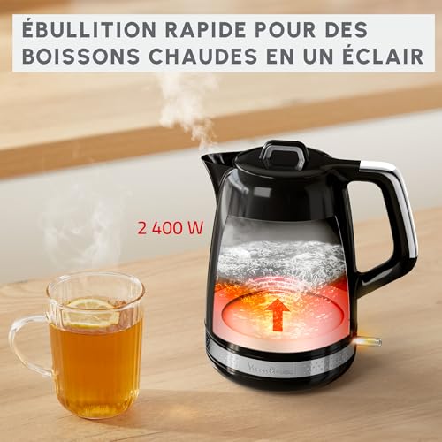 Bouilloire électrique Moulinex Soleil BY3558E0 Contrôle de température - vue 5