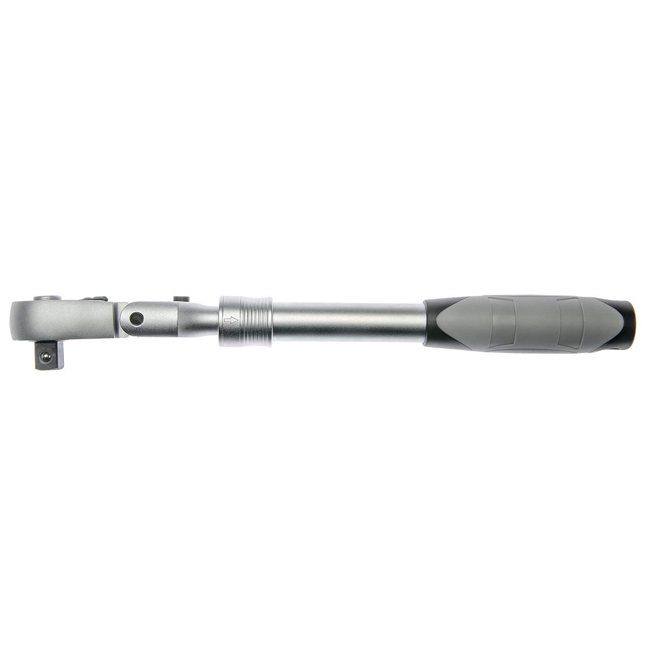 WGB Das Werkzeug Clé à cliquet télescopique articulée de 1/2", 72 dents, conforme à la norme DIN 3122, longueur 350-490 mm