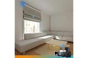 Motorized Roman Shades with Remote Control for Smarter Home