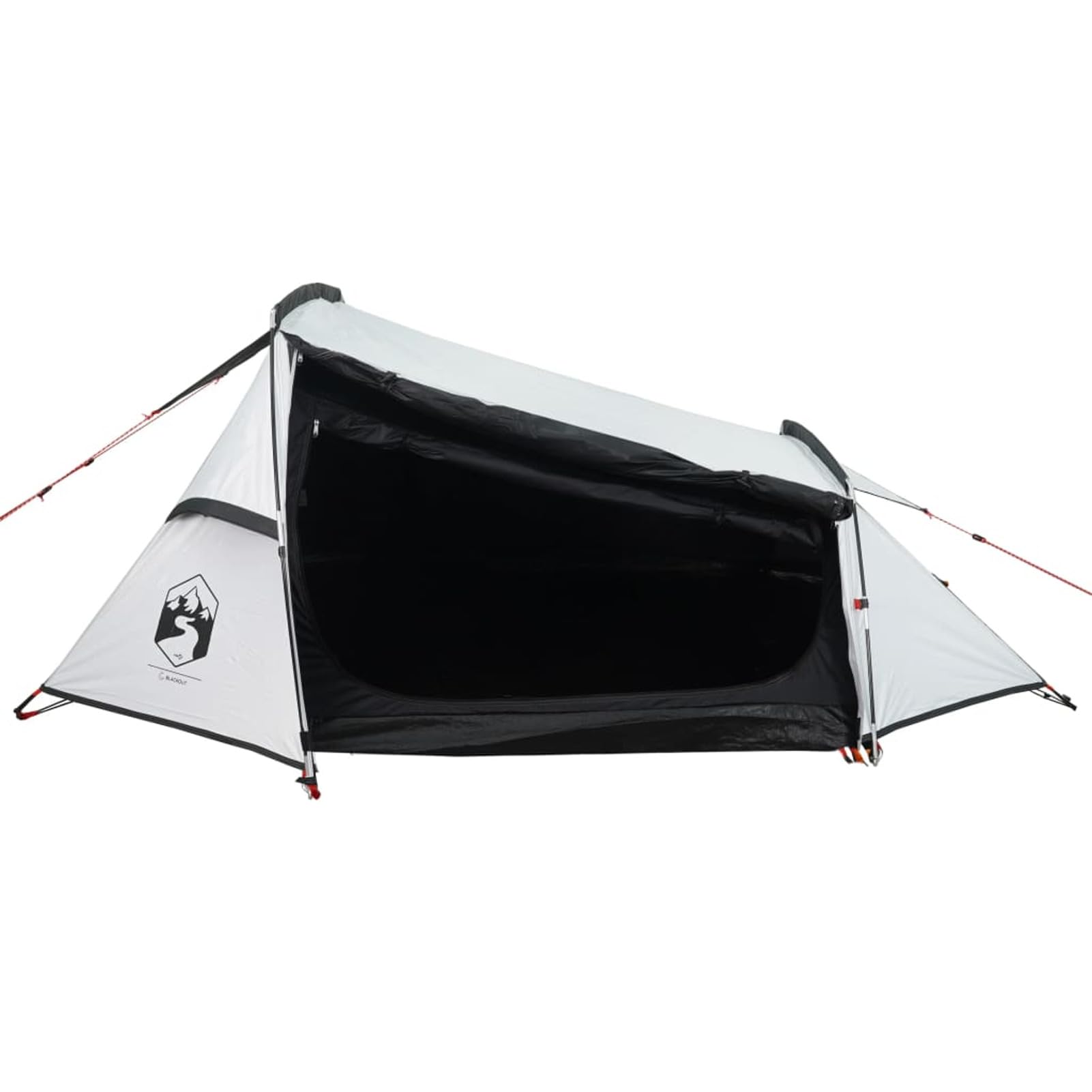 Gecheer Tienda campaña túnel 2 Personas Tela Opaca Impermeable Blanco,Cenador Pabellón de Jardín para Camping, Fiestas, Exterior