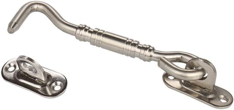 Door Latch,Barn Door Lock 4'', 6", 8", 10", 12" Barn Door Latch Heavy Duty Stainless Steel Window Door Latch Security (4 Inch) (Size : 10")