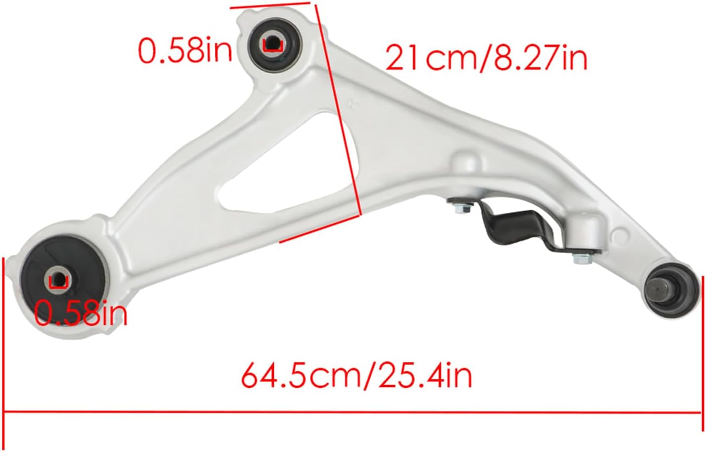 LABLT Front Lower Control Arms Sway Bars Tie Rods Kit Replacement for QX60 Pathfinder JX35 2013-2019 Replacement for K750094 K750095