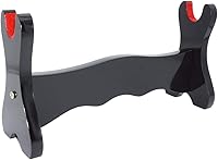 Vista 2 de CNLQ 1, 2, 3, 4 capas acolchadas para proteger la espada samurái japonesa, Katana Wakizashi Tanto soporte de soporte de exhibición para todas