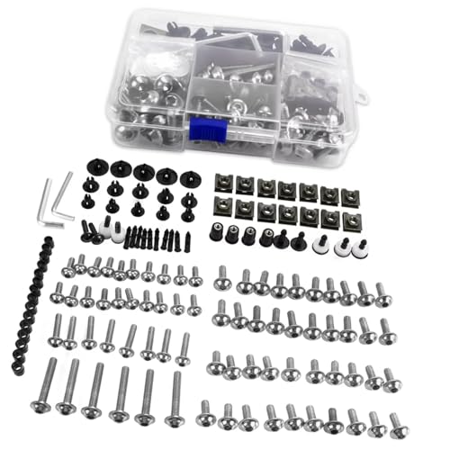 Compatible With Suzuki For GSX-R600 For GSX-R750 2006-2012 バイクフェアリング ボルト ネジ ナット ワッシャー スタッド ナット