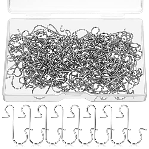 Artibetter 120 Stück Kleine Haken Zum Aufhängen Von Splitterförmigen Haken Schnelle Aufhänger Für Ornamente Duschvorhang Wandteppich Küche Badezimmer Garten