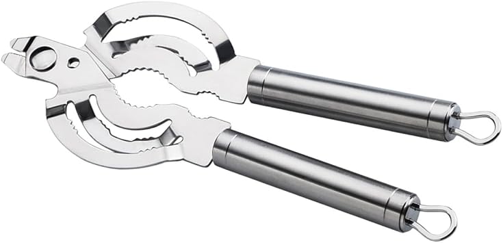 Stainless Steel Multifunctional Jar and Bottle Opener for Home Bar