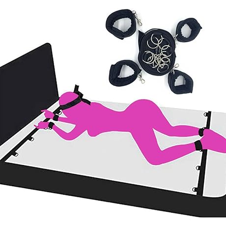 King Size Bed Restraints for Adult Play
