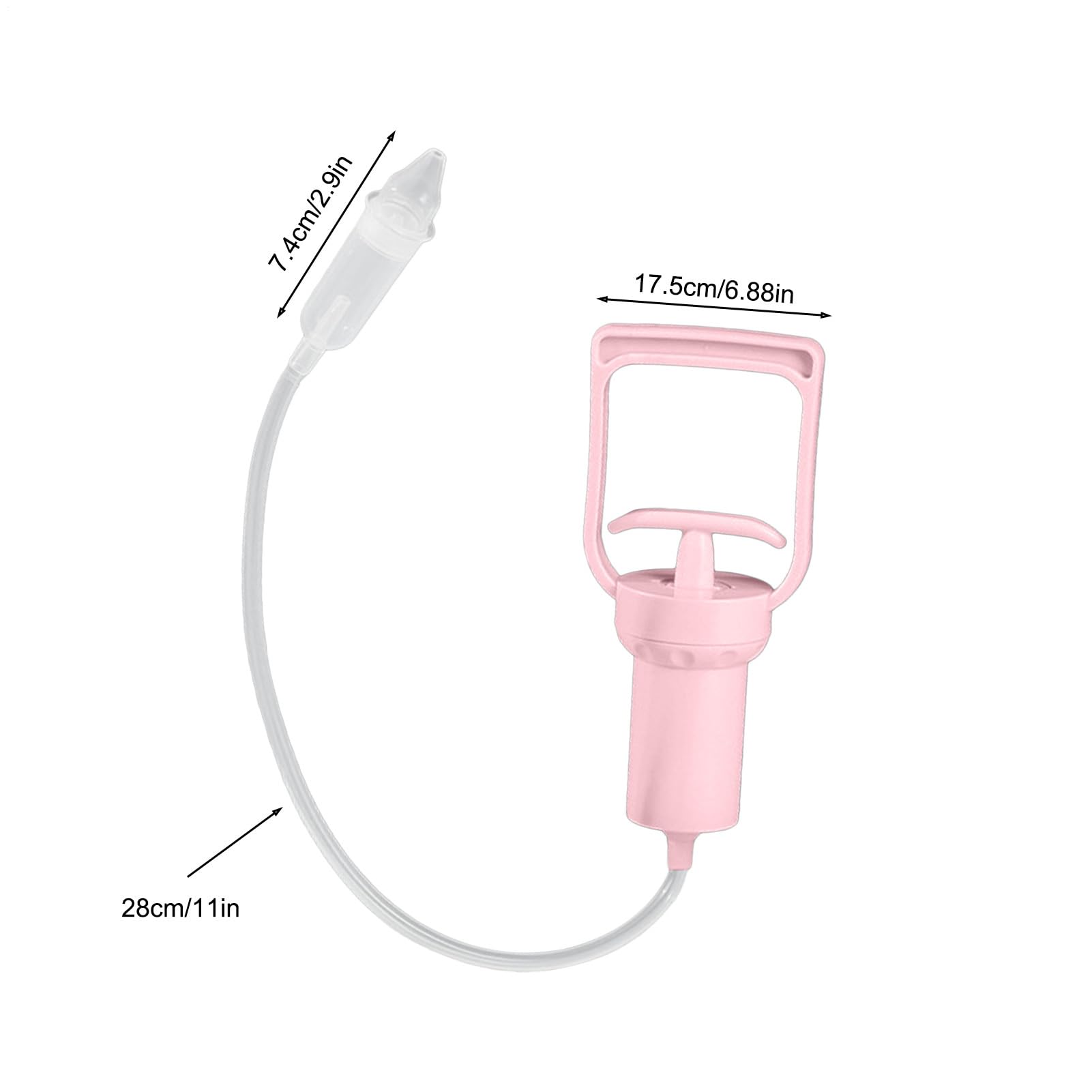 Aspirateur De Nez Pour Bébé, Nettoyeur De Nez Pour Bébé | Aspirateur Nasal Portable Avec Tireur De Main, Nettoyant De Morve À Vide Réutilisable, Forte Aspiration, Pour Les Adultes