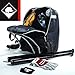 Franklin Sports Kids Baseball Bag - Youth Tball + Baseball Backpack - Boys + Girls Bat Pack - Youth Bat + Equipment Bag - Black/Gray
