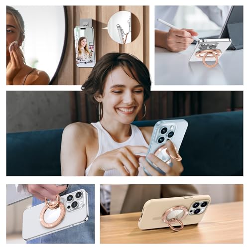 Support magnétique portable à béquille pour éviter les chutes d'iPhone 16 Pro Max
