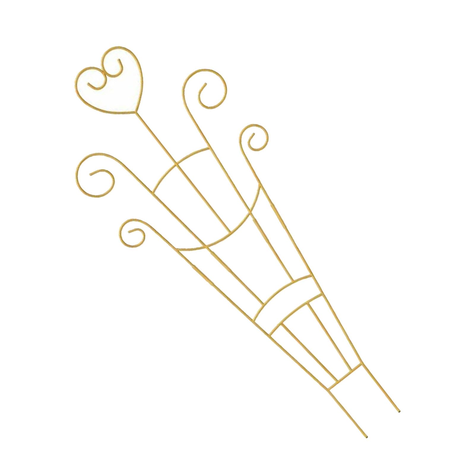 BWANGIAO Iron Indoor Plant Stake for Climbing Plant Small Garden Stake for Potted Houseplant Outdoor Flower
