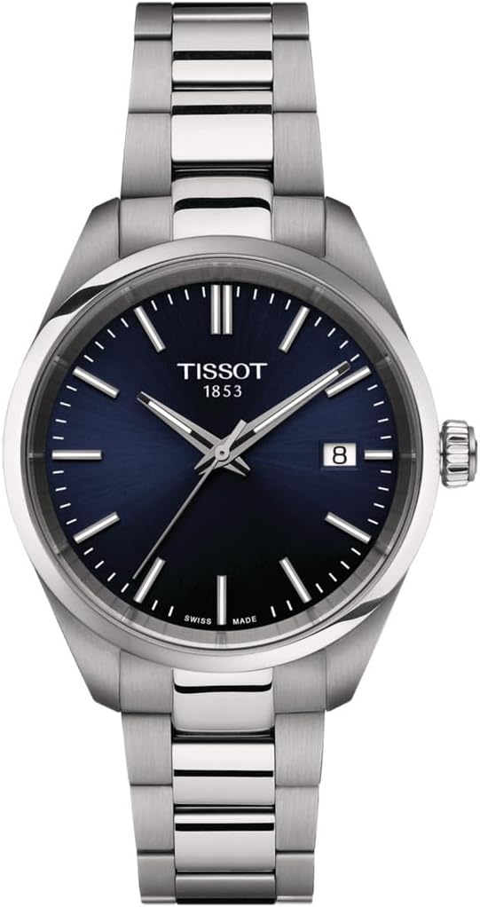 T1502101104100 Men's Wristwatch, Bracelet Blue Dial, blue, Bracelet Type