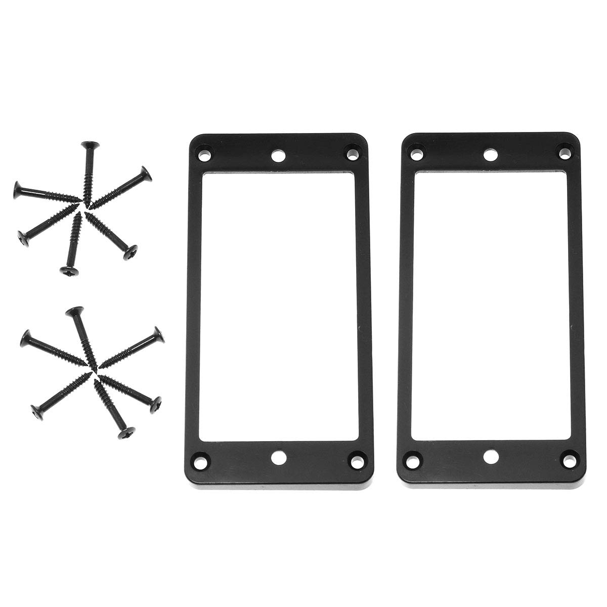 ZRM&E 2pcs Guitar Pickup Frame Plastic Humbucker Pickup Frame Mounting Rings with Mounting Screws for Electric Guitar Guitar Accessories