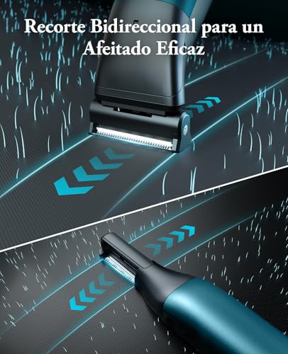 Afeitadora corporal masculina Kensen IPX6 impermeable con pantalla LED ajustable 4