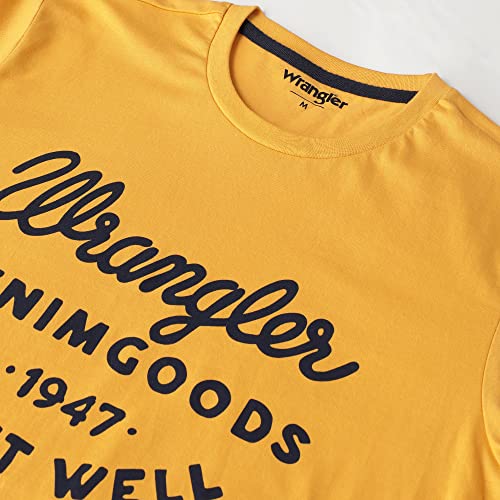 Image of Wrangler Men's Solid Regular Fit Tshirts
