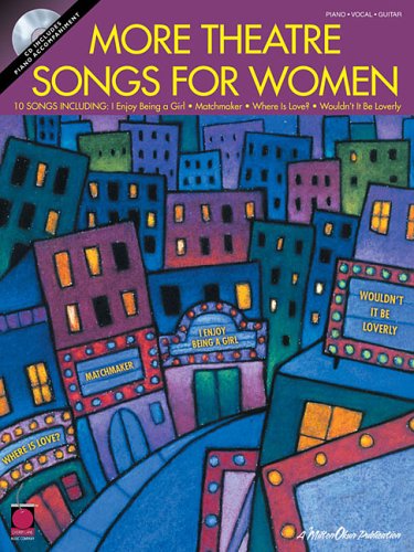 More theatre songs for women piano vocal guitar book/cd +cd