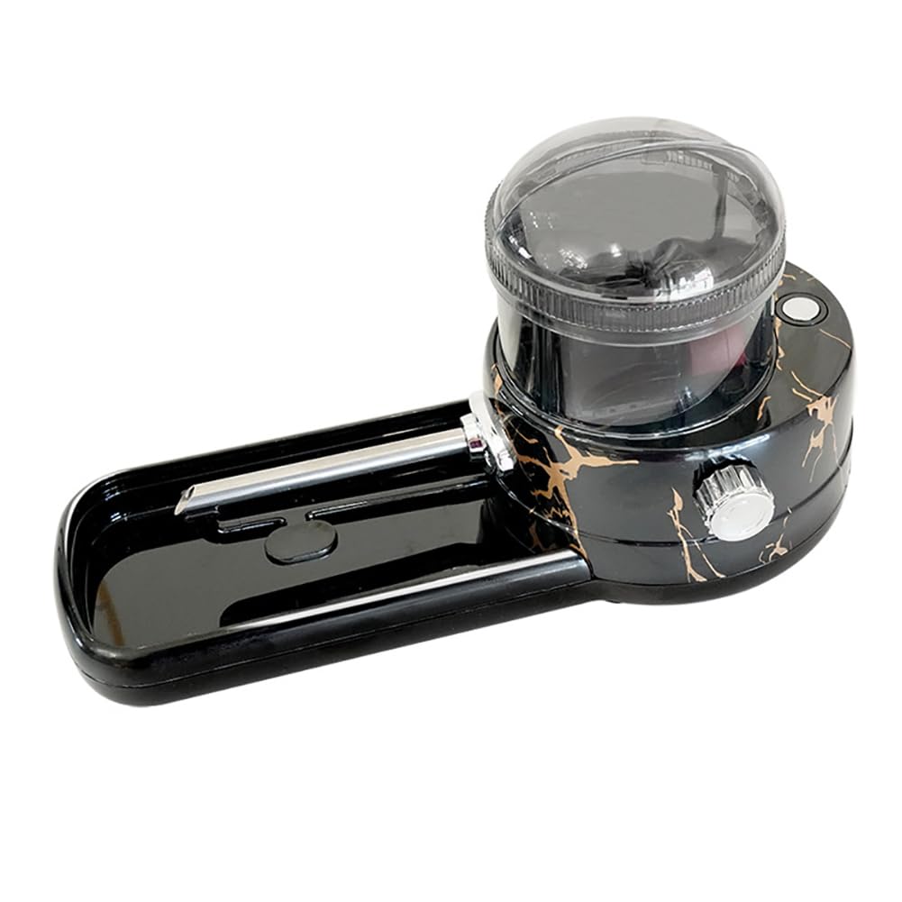 maszyna do zwijania, Elektryczna automatyczna mini przenośna maszyna do napełniania tytoniu(Black,8/6.5mm)
