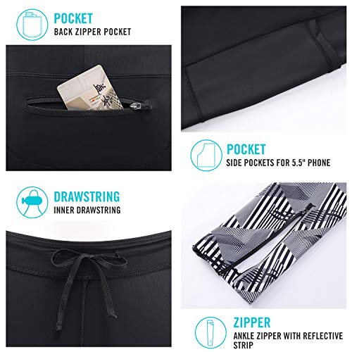 image for BALEAF Men's Cycling Pants 4D Padded Bike Long Tights Bicycle MTB Ridi