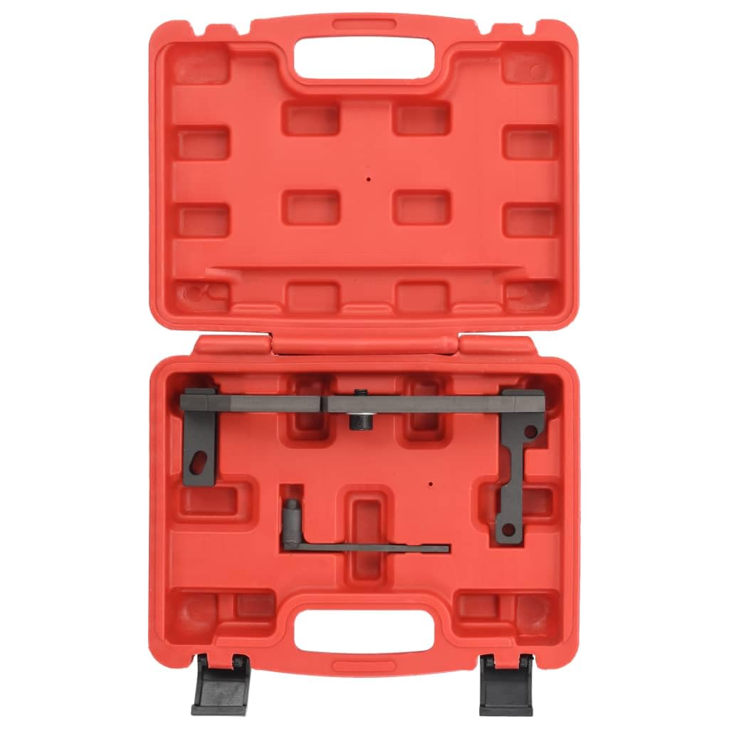 vidaXL Set Strumenti Fasatura Motore 2 pz Attrezzo per Automobili Solido Robusto Resistente Durevole Pratico Efficace Utensili Officina Autovetture