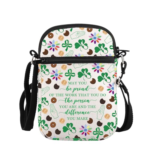 PLITI Scout Gift Scout Troop Gift Scout Leader Gift May You Be Proud Of The Work You Do Scout Symbol Crossbody Bag For Women