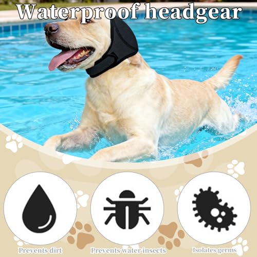 Ohrenschutz Hund,Hunde Gehörschutz Dog Silvester Ohrenschützer Dogs Ear Geräuschunterdrückung Kopfhörer Lärmschutz Hundekopfhörer Lärm Muffs Verstellbare Silent Ohrschützer für Ears Noise Cancellation