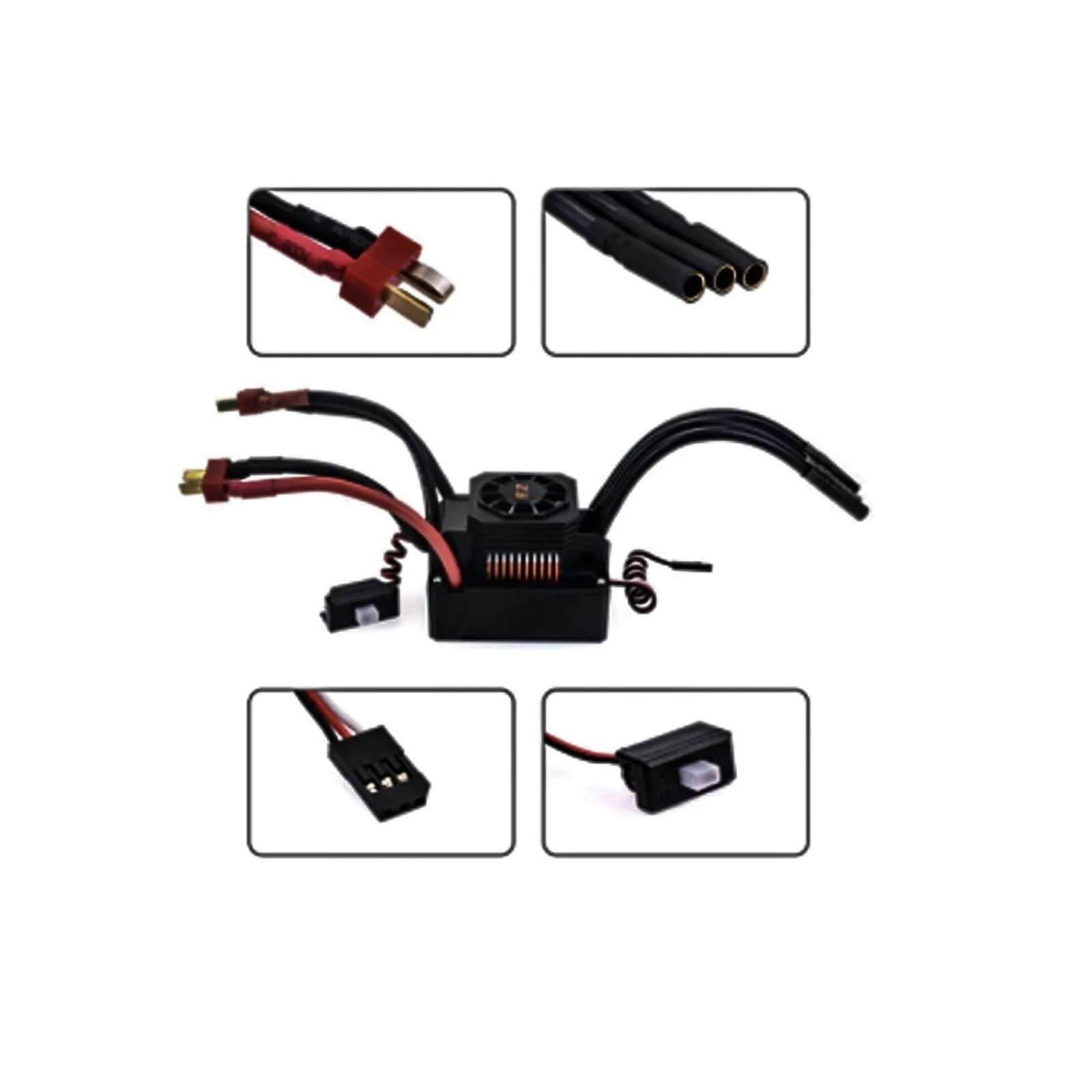 ZD Racing 1/7 DBX-07 150A Bezszczotkowy regulator elektryczny Samochód do driftu Oryginalne akcesoria 8604 EX-07 RC Racing
