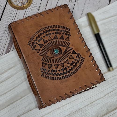 Diario de cuero antirrotura cuaderno de diario de diseño vintage 12450