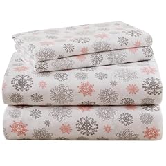 Pink/Grey Snowflakes