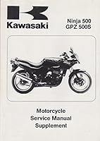 Kawasaki Ninja 500, GPZ 500S Manual, 1994-99, plus Supplement for 1999-2009 B0777SY3FN Book Cover