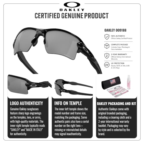 Image of Oakley FLAK 2.0 XL OO9188 Rectangle Sunglasses With Official Eyewear Kit | Men's & Women's Sunglasses