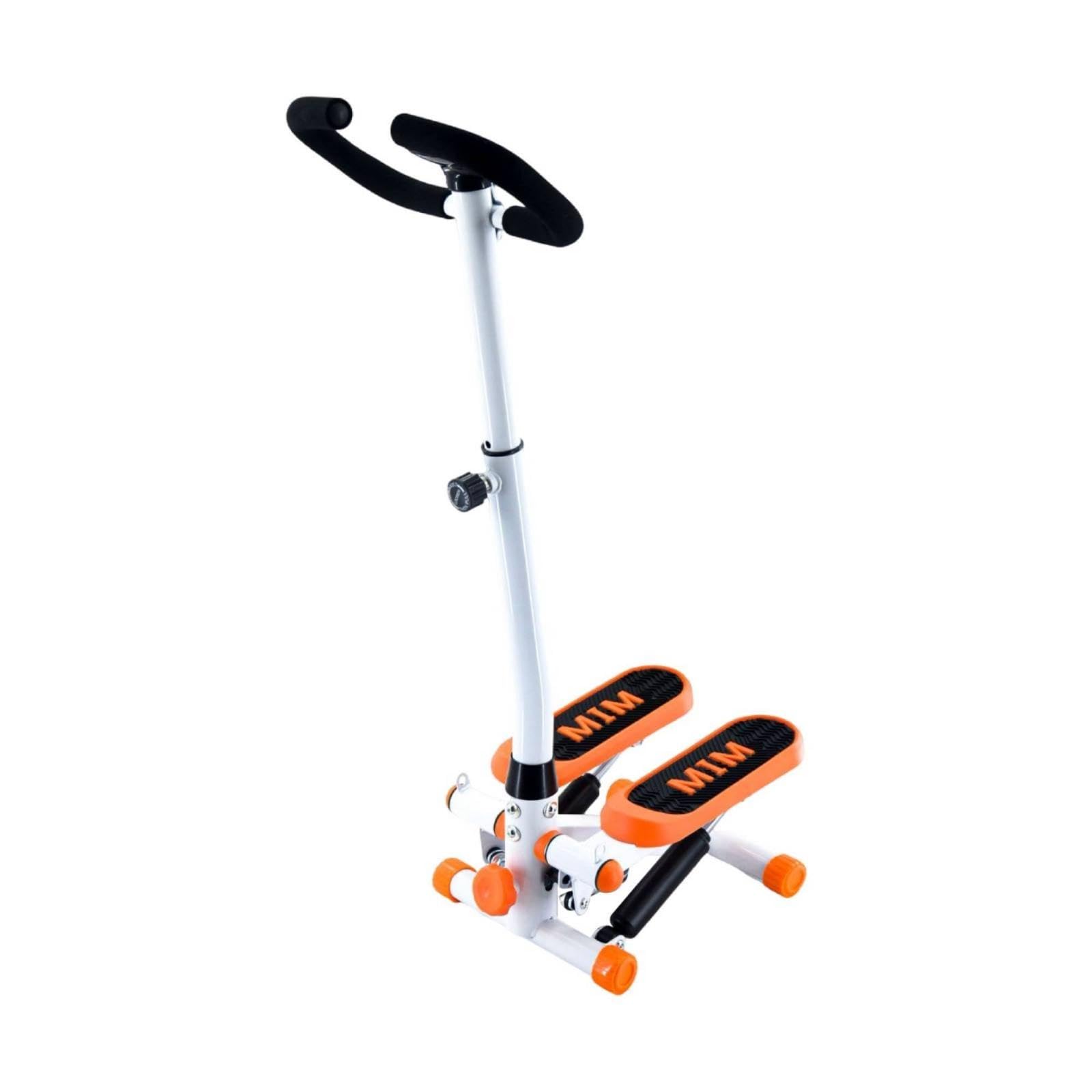Small Step Exerciser with Handlebar Compact Stepper with Handlebar Space-Saving Step Machine for Beginners, Seniors, Home Gym, Apartment-picture-29