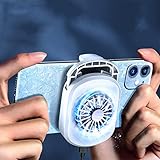 MQPALZKD Tragbarer Handy-Kühlventilator, Rückenclip für Spielkühler, Handy, Kühlkörper (Argento)