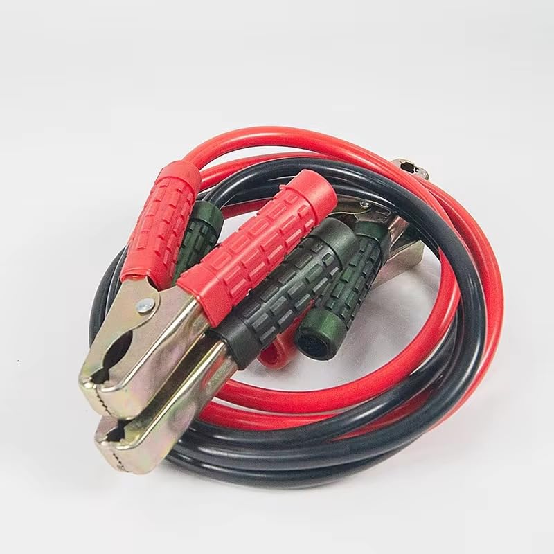 HO 2000 AMP Heavy Duty Jumper Cables - Double Copper Layer, Car Battery Booster for Emergencies, Tangle-Free, Copper-Clad, Essential for Dead Battery Boost