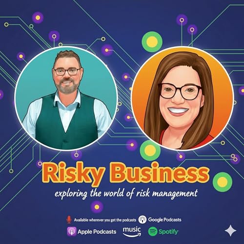 Risky Business Podcast Por Pete Gervasoni (Skefto) Teresa Riccio-Goodwin (Oxford & James) arte de portada